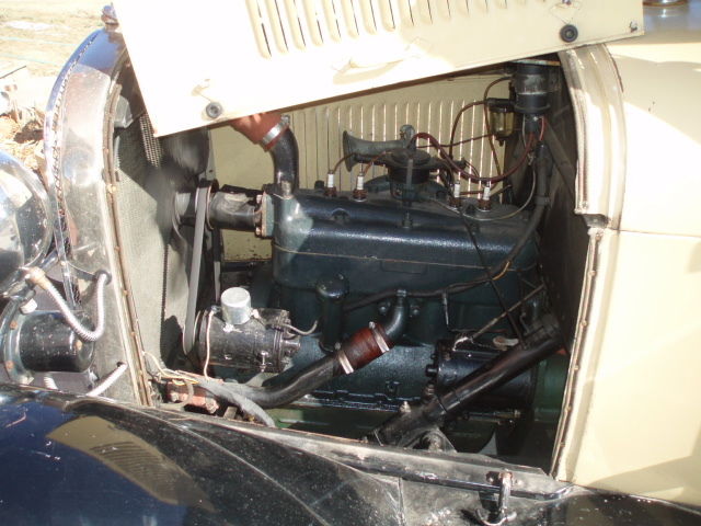 1929 Yellow Ford Model A Sedan