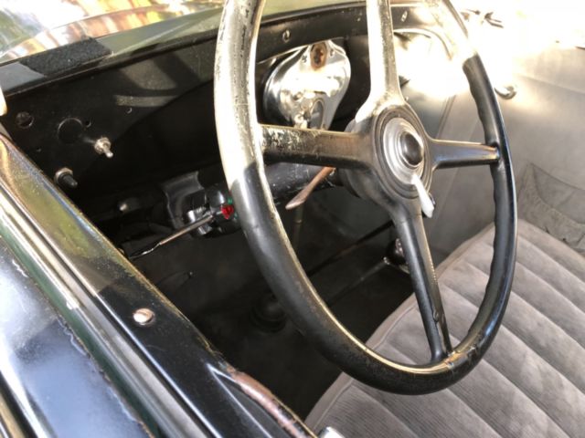 1929 Black Ford Model A Coupe