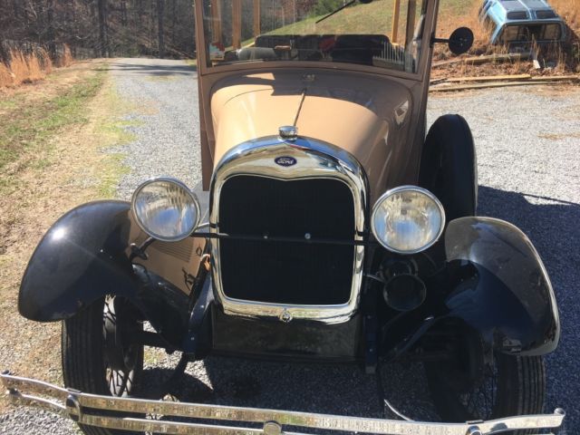 1929 Black Ford Model A Wagon