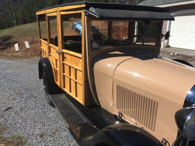 1929 Black Ford Model A Wagon