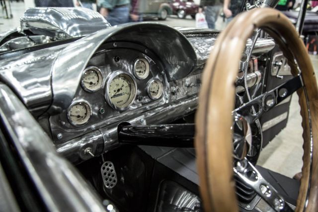 1929 Ground down bare metal (clear coat) Ford Model A Coupe