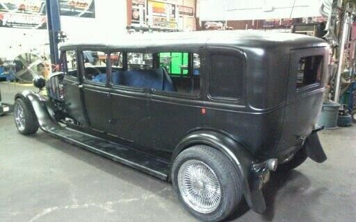 1929 Black Ford Model A Hearse