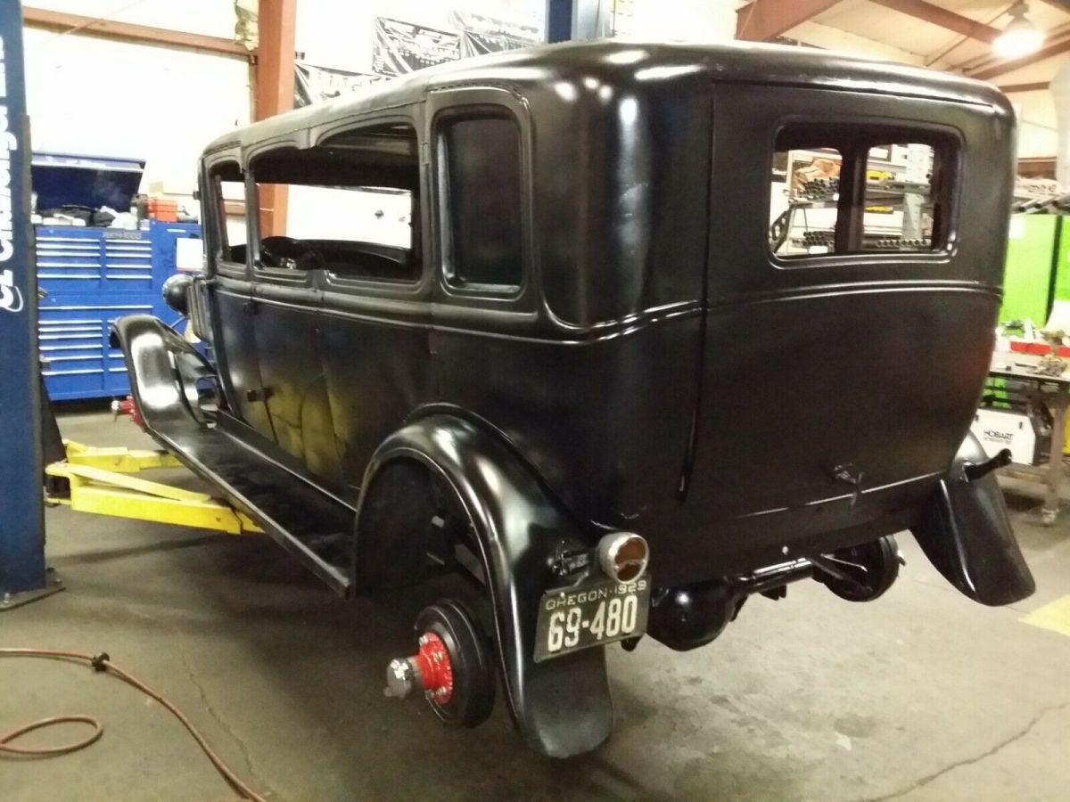 1929 Black Ford Model A Hearse