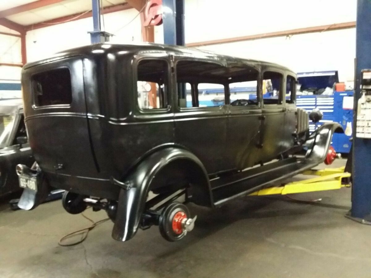 1929 Black Ford Model A Hearse