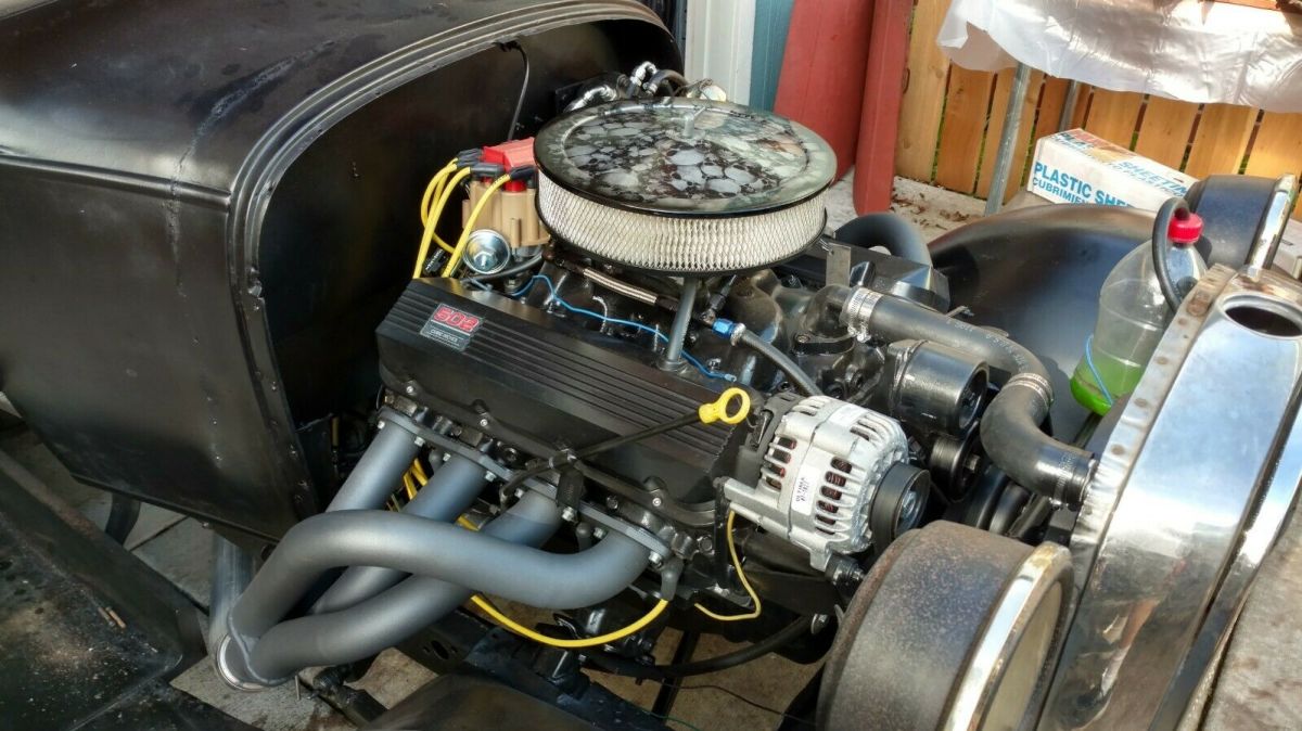 1929 Black Ford Model A Hearse