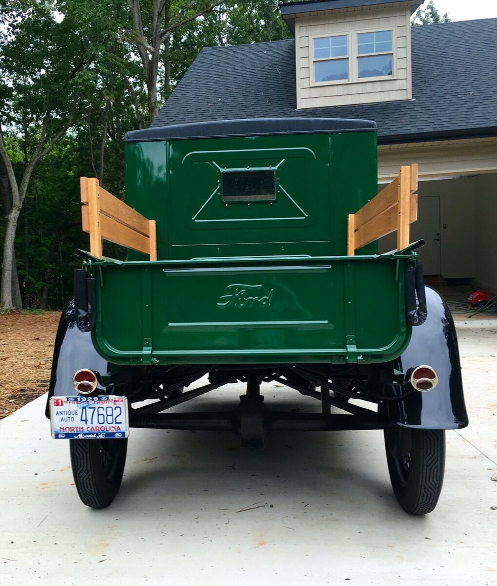 1929 silver and charcoal Ford Model A truck