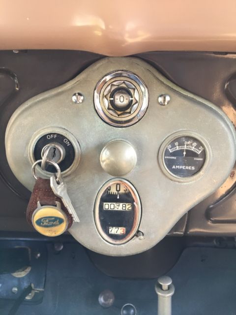 1929 Light Brown, Black Ford Model A Tudor