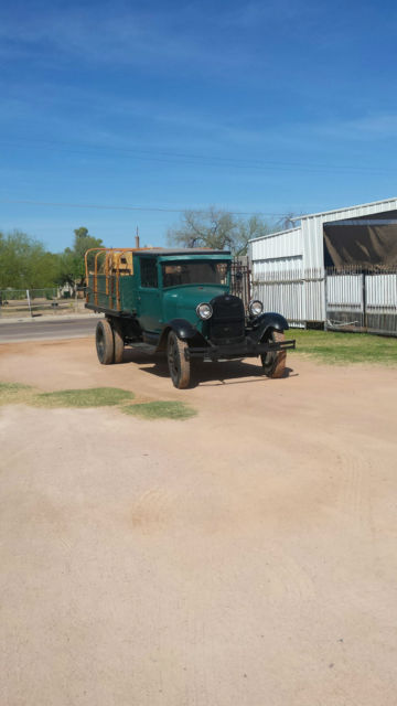 1929 Mallard Green  Ford Model A Cab & Chassis