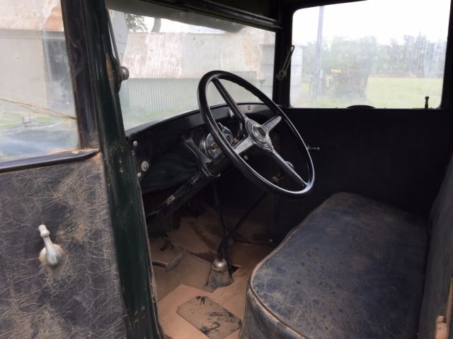 1929 Green Ford Model A Truck Cab and Flat Bed