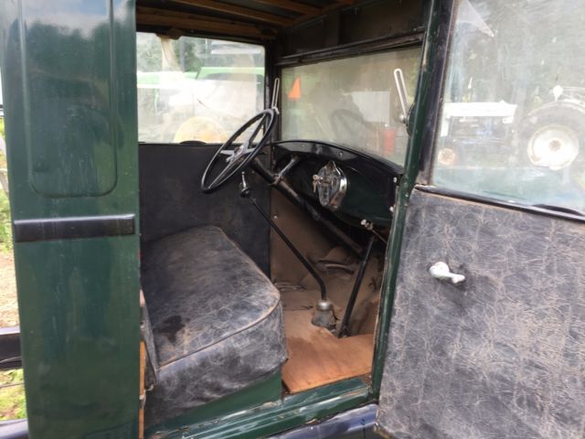 1929 Green Ford Model A Truck Cab and Flat Bed