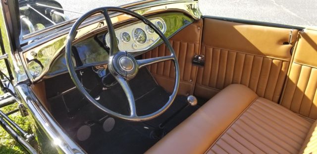 1929 Black Ford Roadster Convertible