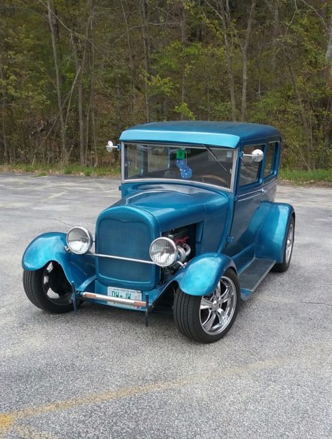 1929 Blue Ford Model A Sedan