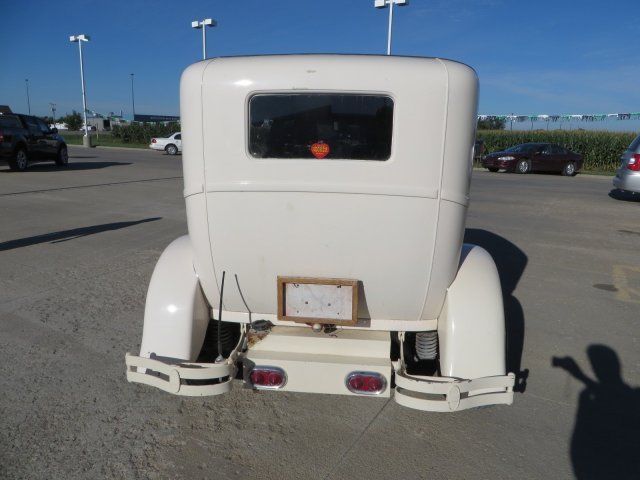 1929 White Ford Model A Sedan
