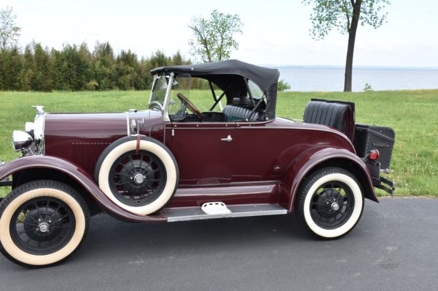 1929 Burgundy Ford Model A