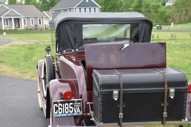 1929 Burgundy Ford Model A
