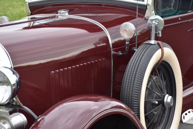 1929 Burgundy Ford Model A