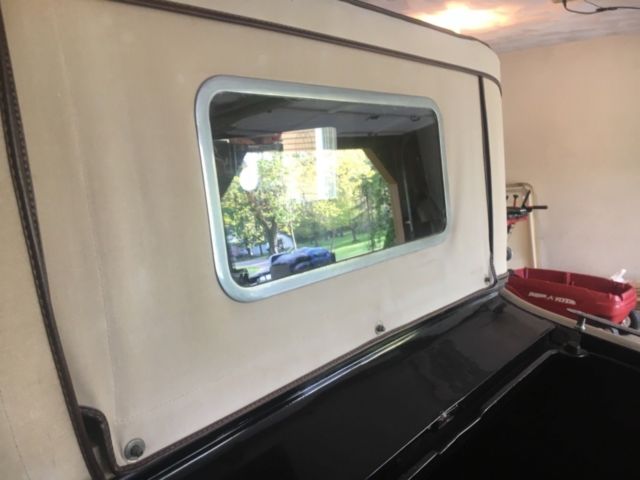 1929 Black Ford Model A Coupe