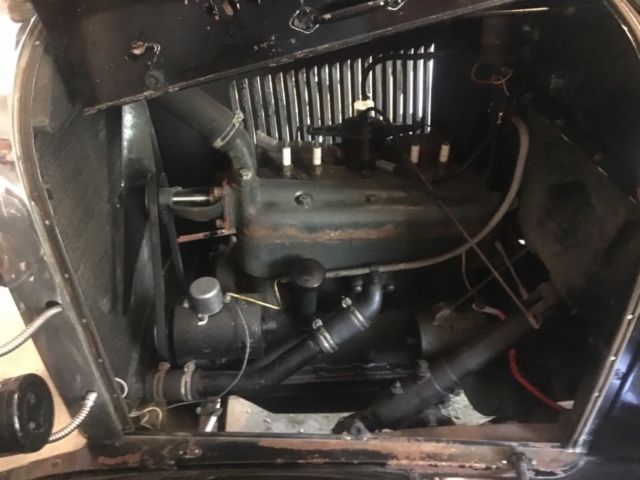 1929 Black Ford Model A Coupe