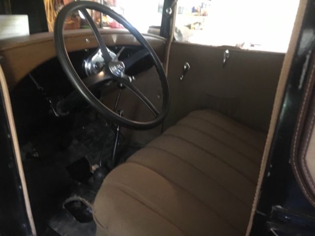 1929 Black Ford Model A Coupe