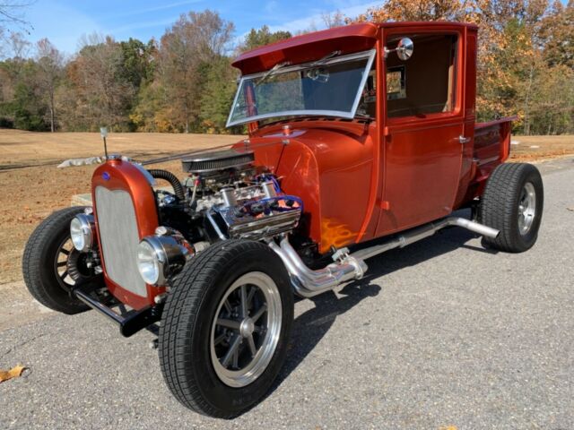 1929 Orange Ford Model T T-Bucket