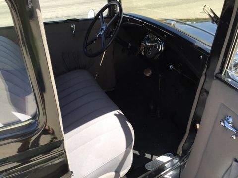 1930 Black Ford Model A Coupe