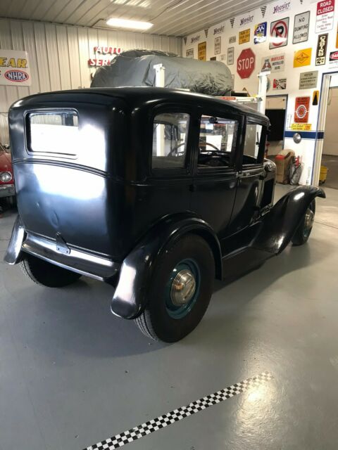 1931 Black Ford Model A Four Door Briggs Sedan Sedan