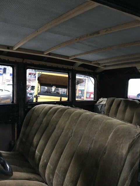 1931 Black Ford Model A Four Door Briggs Sedan Sedan