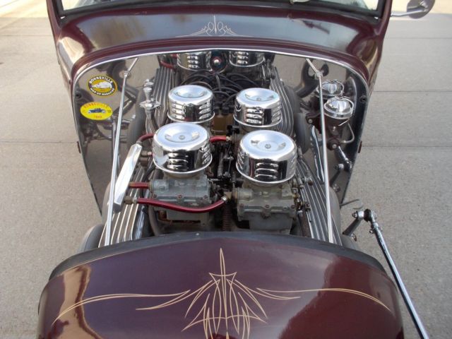 1932 Burgundy Ford Other Roadster