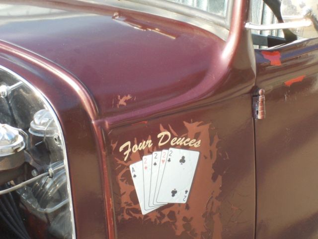 1932 Burgundy Ford Other Roadster