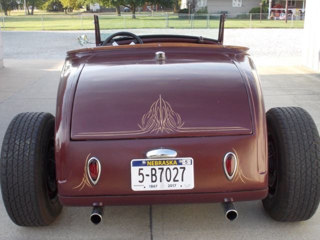 1932 Burgundy Ford Other Roadster