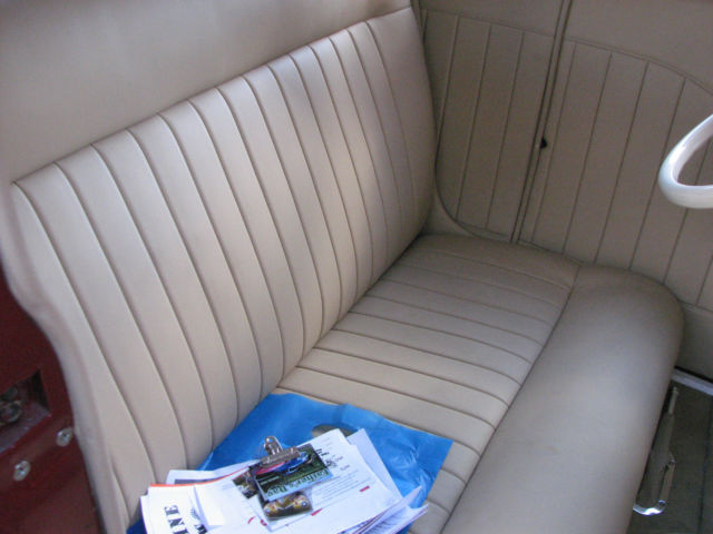 1930 red Ford Model A Coupe