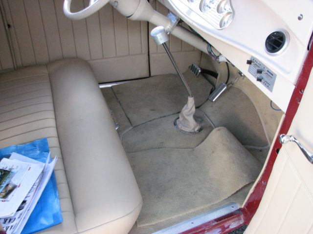 1930 red Ford Model A Coupe