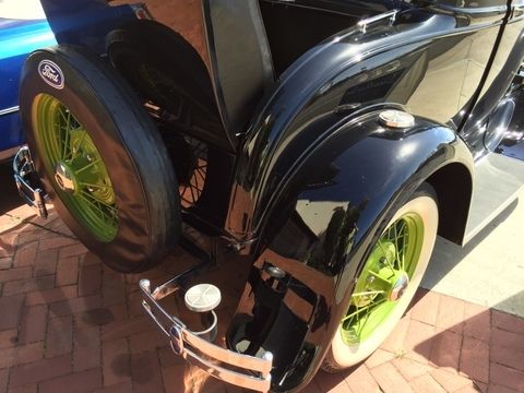 1930 Black Ford Model A Coupe