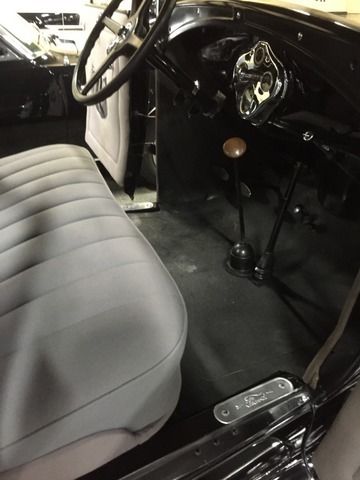 1930 Black Ford Model A Coupe