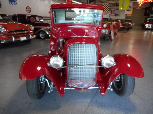 1930 Burgundy Ford Model A Coupe