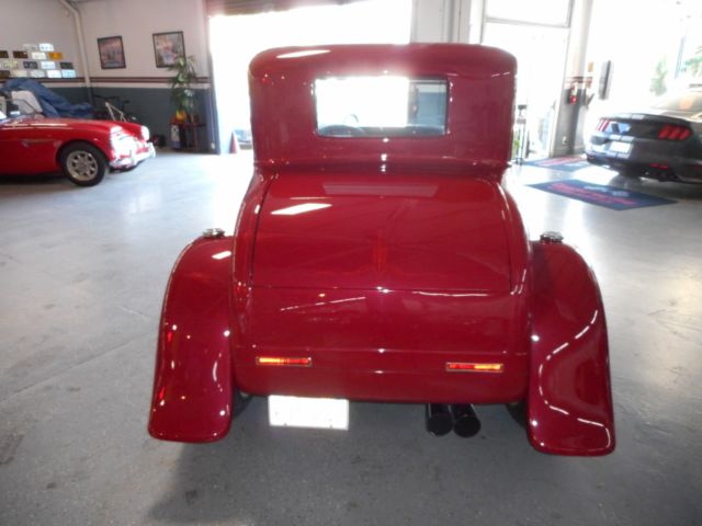 1930 Burgundy Ford Model A Coupe