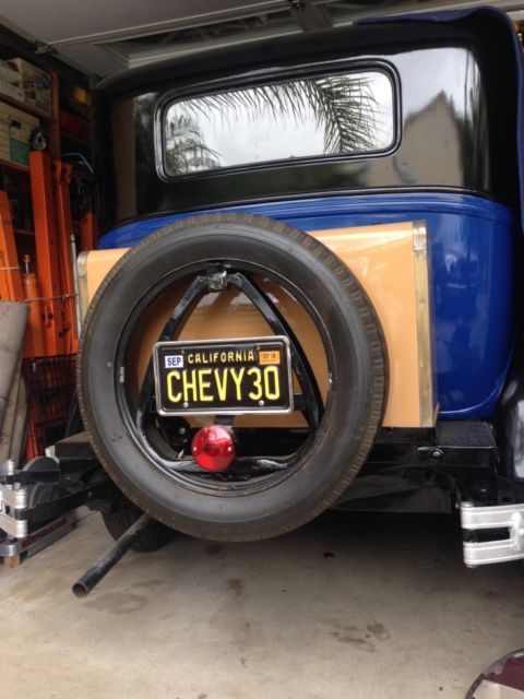 1930 Blue and Black Chevrolet Other Sedan