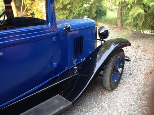 1930 Blue and Black Chevrolet Other Sedan