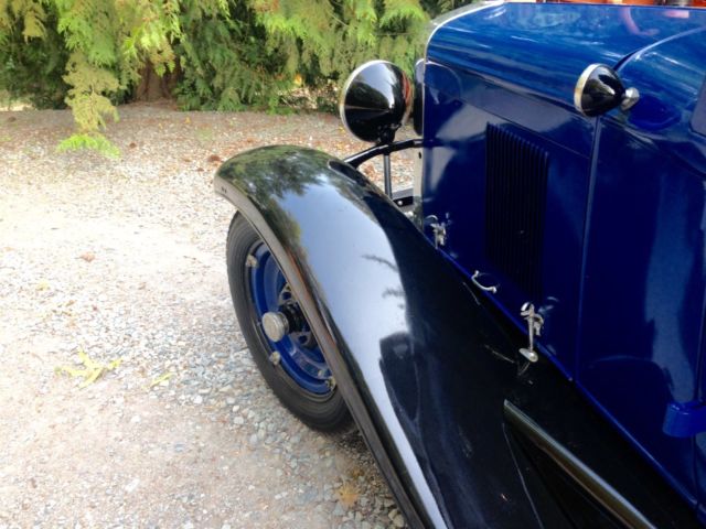 1930 Blue and Black Chevrolet Other Sedan