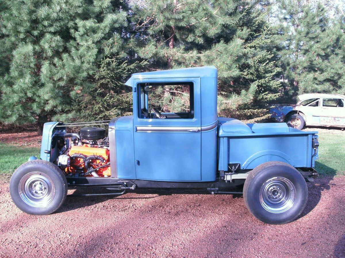 1930 vintage blue Chevrolet Chevy