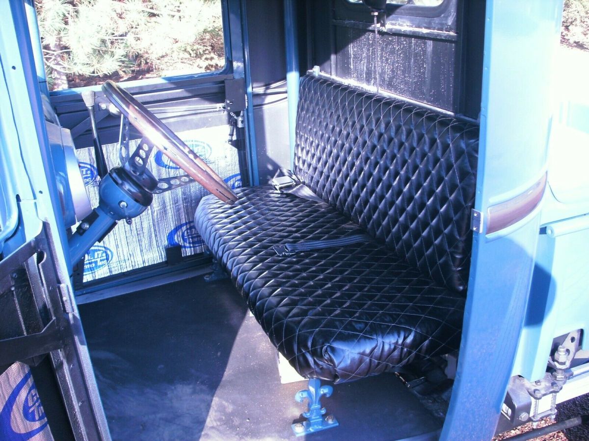 1930 vintage blue Chevrolet Chevy