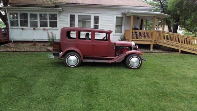 1930 Blue Chevrolet 4 door 4 door suicide doors on 2 of them
