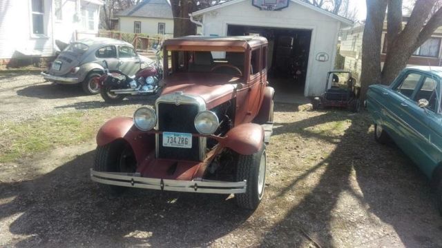 1930 Blue Chevrolet 4 door 4 door suicide doors on 2 of them