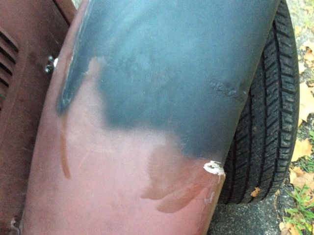 1930 Red primer Ford Model A 3 window coupe