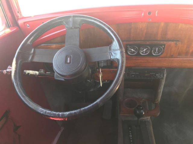 1930 Red Ford Model A Coupe