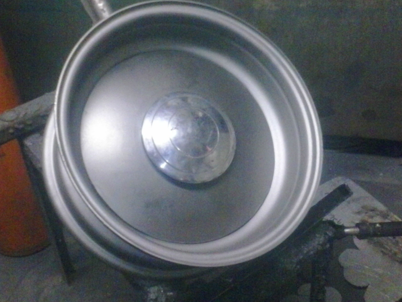 1930 flat blackand rust Ford Model A roadster