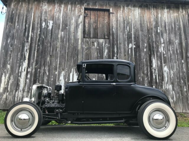 1930 Black Ford Model A Coupe