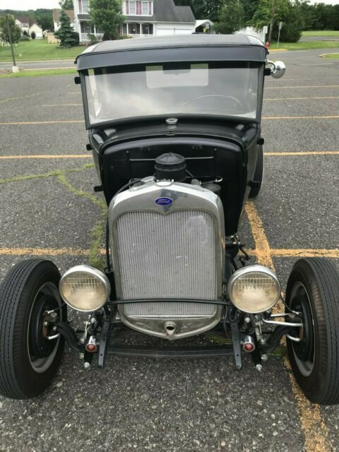1930 Black Ford Model A Coupe