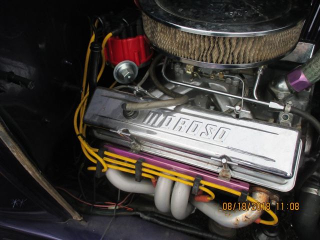 1930 purple Ford Model A 2 door