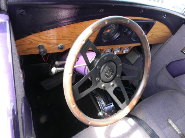 1930 purple Ford Model A 2 door